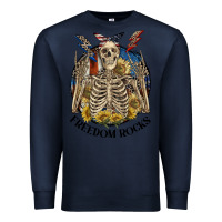 Navy freedom rocks Premium Sweatshirt - CowGirlArtShop