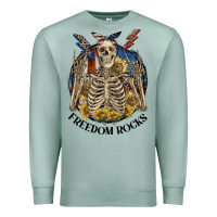 Seafoam freedom rocks Premium Sweatshirt - CowGirlArtShop
