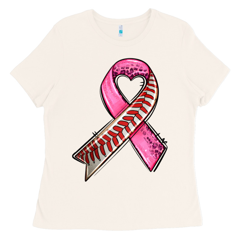 Breast Cancer Sport Ribbons Ladies Tee by AdoDesignShop | Teevron