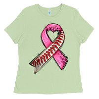 Matcha breast cancer sport ribbons Ladies Tee - AdoDesignShop