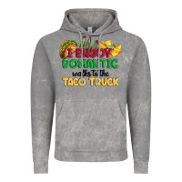Cloud Rock i enjoy romantic walks to the taco truck Vintage Hoodie - MaliasSmallBusiness