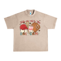 French Oak take me out to the ballgame Urban Heavy Tee - MaliasSmallBusiness