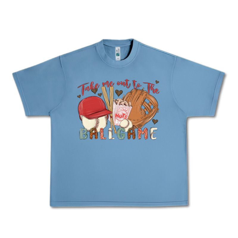 Take Me Out To The Ballgame Urban Heavy Tee by MaliasSmallBusiness | Teevron