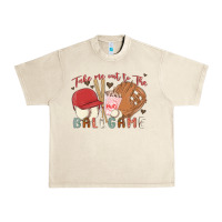 Sandshell take me out to the ballgame Urban Heavy Tee - MaliasSmallBusiness