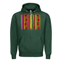 Sports Green Mexico Serape Brushstroke Zipper Hoodie - texasbilliewilder