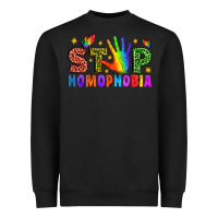 Black Western Stop Homophobia Heavyweight Sweatshirt - BundleAndBundleShop