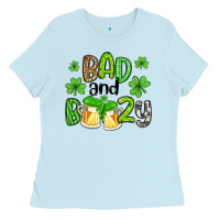 Baby Blue bad and boozy Ladies Tee - Artiststas