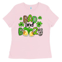 Bubblegum Pink bad and boozy Ladies Tee - Artiststas