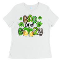 White bad and boozy Ladies Tee - Artiststas