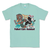 Seafoam pca patient care assistant western Classic Tee - NancyCooperArtShop