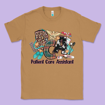 Pca Patient Care Assistant Western Classic Tee Designed By Nancycooperartshop
