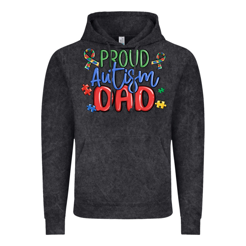 Proud Autism Dad Vintage Hoodie by MaliasSmallBusiness | Teevron