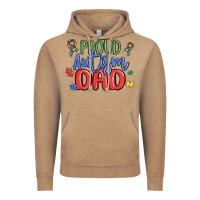 Vintage Coffee proud autism dad Vintage Hoodie - MaliasSmallBusiness