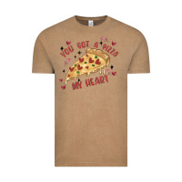 Vintage Coffee you got a pizza my heart Vintage Tee - MaliasSmallBusiness