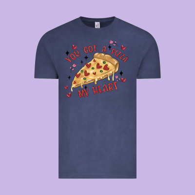 You Got A Pizza My Heart Vintage Tee Designed By Maliassmallbusiness