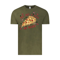Vintage Olive you got a pizza my heart Vintage Tee - MaliasSmallBusiness