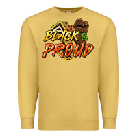 Antique Gold black and proud Premium Sweatshirt - HowdyJamesFarm