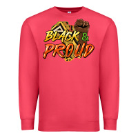 Cardinal black and proud Premium Sweatshirt - HowdyJamesFarm