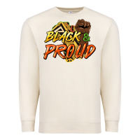 Sandshell black and proud Premium Sweatshirt - HowdyJamesFarm