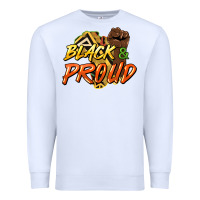 White black and proud Premium Sweatshirt - HowdyJamesFarm