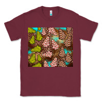 Burgundy little debbie tree cakes leopard turquoise Classic Tee - JahusDesignShop