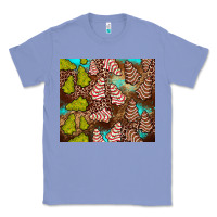Colony Blue little debbie tree cakes leopard turquoise Classic Tee - JahusDesignShop
