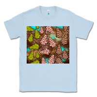 Dusty Blue little debbie tree cakes leopard turquoise Classic Tee - JahusDesignShop