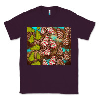 Plum little debbie tree cakes leopard turquoise Classic Tee - JahusDesignShop