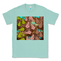 Seafoam little debbie tree cakes leopard turquoise Classic Tee - JahusDesignShop