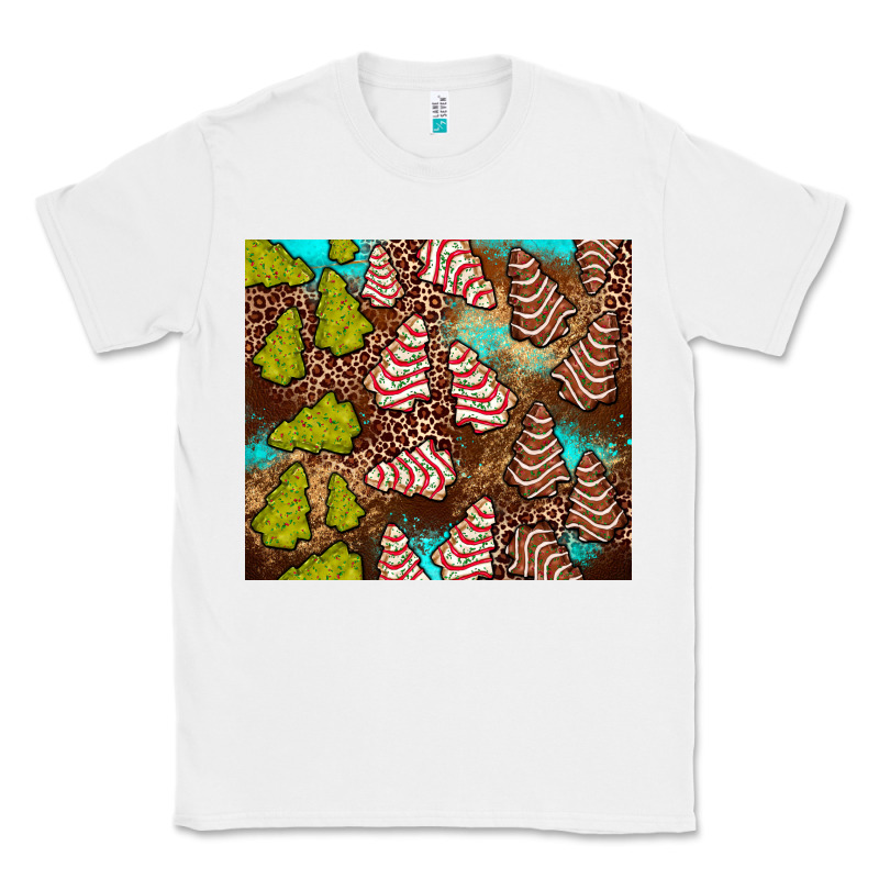 Little Debbie Tree Cakes Leopard Turquoise Classic Tee by JahusDesignShop | Teevron