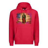 Cardinal america our lady of guadalupe Premium Hoodie - JahusDesignShop