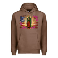 Chestnut america our lady of guadalupe Premium Hoodie - JahusDesignShop