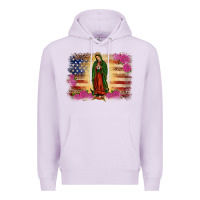 Lilac america our lady of guadalupe Premium Hoodie - JahusDesignShop