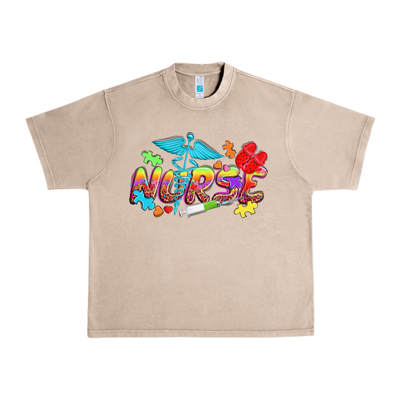 Autism Nurse Urban Heavy Tee by NancyCooperArtShop | Teevron