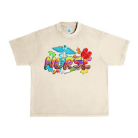 Sandshell Autism Nurse Urban Heavy Tee - NancyCooperArtShop
