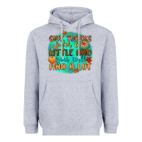 Heather Grey give thanks for a little and you will find a lot Heavyweight Hoodie - CowGirlArtShop
