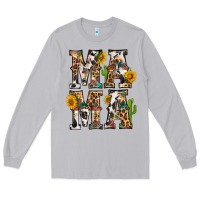 Moon Dust Western Mama With Sunflowers Long Sleeve Tee - BundleAndBundleShop