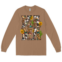Toasted Coconut Western Mama With Sunflowers Long Sleeve Tee - BundleAndBundleShop