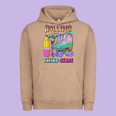 Rolling Into Third Grade Urban Hoodie Designed By Bundleandbundleshop