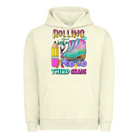 Pigment Pistachio rolling into third grade Urban Hoodie - BundleAndBundleShop