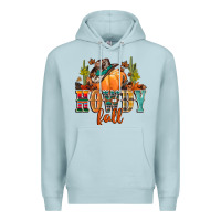 Blue Mist howdy fall Premium Hoodie - CowGirlArtShop