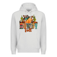 Dove Grey howdy fall Premium Hoodie - CowGirlArtShop