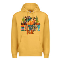 Mustard howdy fall Premium Hoodie - CowGirlArtShop