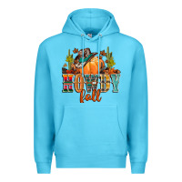 Ocean Blue howdy fall Premium Hoodie - CowGirlArtShop