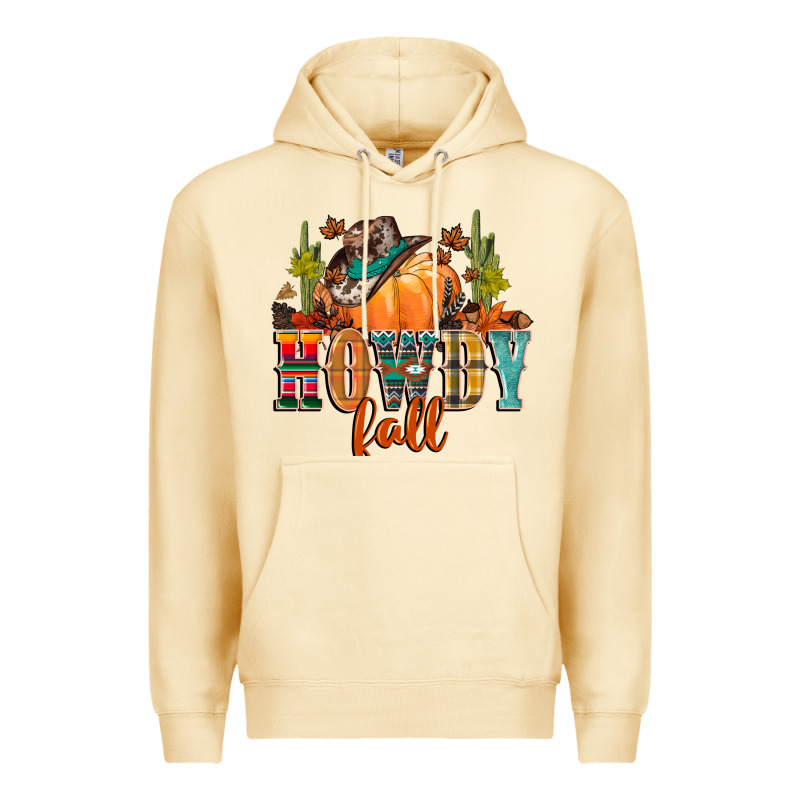 Howdy Fall Premium Hoodie by CowGirlArtShop | Teevron