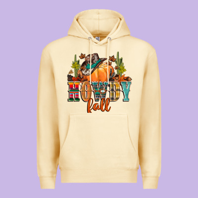 Howdy Fall Premium Hoodie Designed By Cowgirlartshop