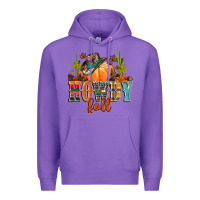 Purple howdy fall Premium Hoodie - CowGirlArtShop
