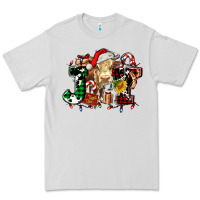 Dove Grey joy and cow christmas candies and letters Premium Tee - AdoDesignShop