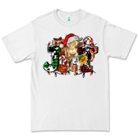 White joy and cow christmas candies and letters Premium Tee - AdoDesignShop