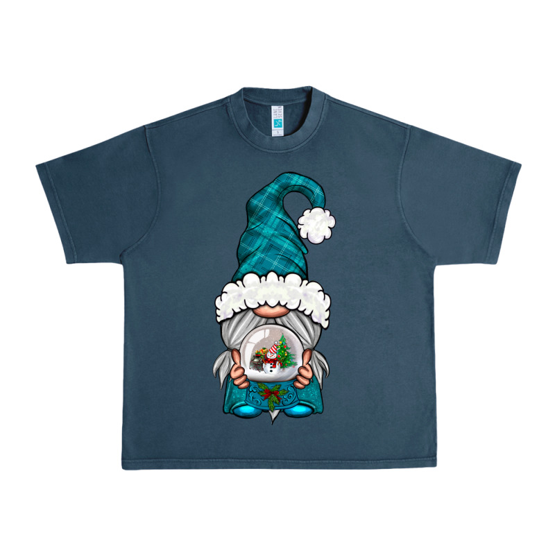 Winter Gnome With Snow Globe Urban Heavy Tee by NancyCooperArtShop | Teevron